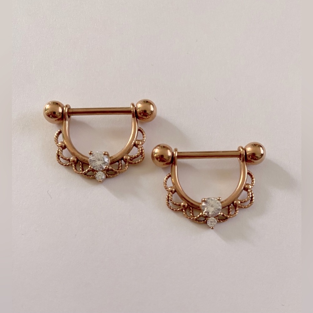 Set of nipple rings